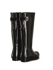 Hunter Womens Original Tall Side Adjustable Wellington Boots - Image 3 of 4