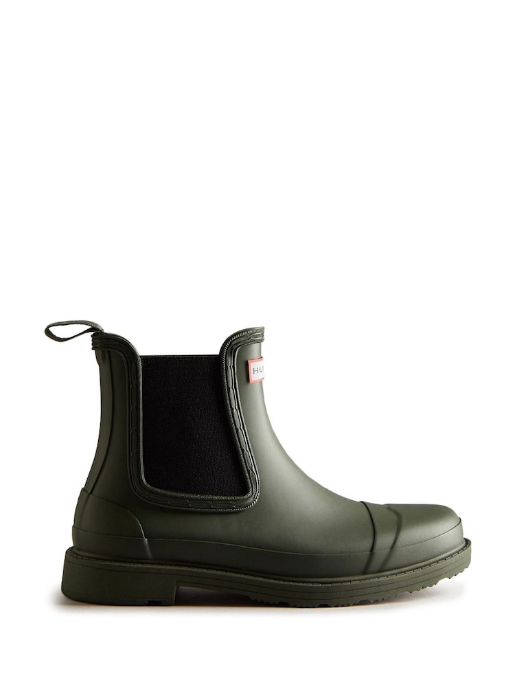 Hunter Green Commando Chelsea Boots - Image 1 of 4