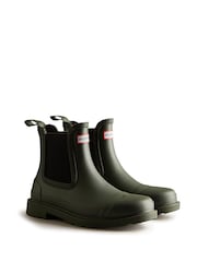 Hunter Green Commando Chelsea Boots - Image 2 of 4