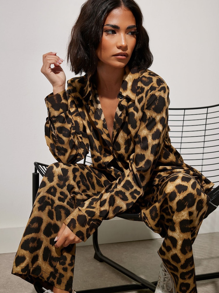 PixieGirl Petite Brown Long Sleeve Shirt - Image 2 of 3