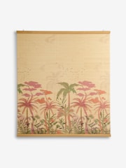 Multi XL Printed Scene Bamboo Wall Hanging Wall Art - Image 6 of 6