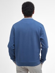 Barbour® Blue Rosford Crewneck 100% Cotton Sweatshirt - Image 2 of 5