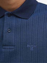Barbour® Blue Tailored Fit Harworth Polo Shirt - Image 3 of 5