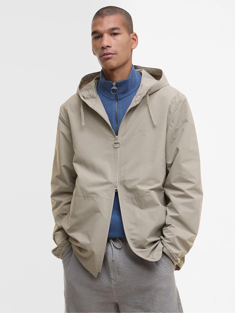 Barbour® Grey Newhill Showerproof Jacket - Image 1 of 5