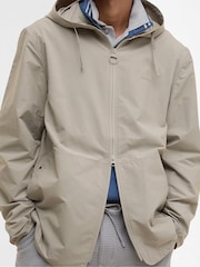 Barbour® Grey Newhill Showerproof Jacket - Image 4 of 5