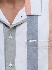 Barbour® White Summer Fit Clearwell Shirt - Image 4 of 5