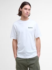 Barbour® White 100% Cotton Moonwell T-Shirt - Image 1 of 5