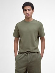 Barbour® Green Platford Tailored 100% Cotton T-Shirt - Image 1 of 5