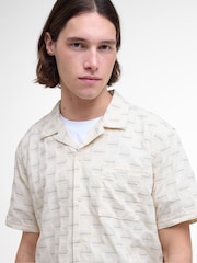 Barbour® Cream Saunton 100% Cotton Shirt - Image 3 of 5