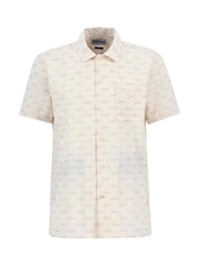 Barbour® Cream Saunton 100% Cotton Shirt - Image 5 of 5