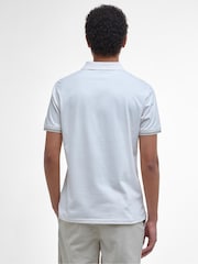 Barbour® White Austwick 100% Cotton Polo Shirt - Image 2 of 5
