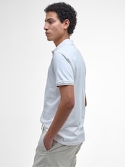 Barbour® White Austwick 100% Cotton Polo Shirt - Image 3 of 5