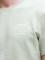 Barbour® Grey Huckley Tech T-Shirt - Image 4 of 5