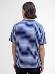 Barbour® Blue Frensham Stripe 100% Cotton T-Shirt - Image 2 of 5