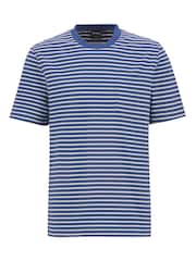 Barbour® Blue Frensham Stripe 100% Cotton T-Shirt - Image 5 of 5
