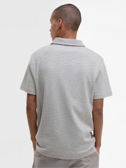 Barbour® Grey Hepple 100% Cotton Polo Shirt - Image 3 of 5