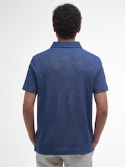 Barbour® Blue Hepple 100% Cotton Polo Shirt - Image 2 of 5