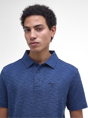 Barbour® Blue Hepple 100% Cotton Polo Shirt - Image 3 of 5