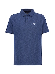 Barbour® Blue Hepple 100% Cotton Polo Shirt - Image 5 of 5