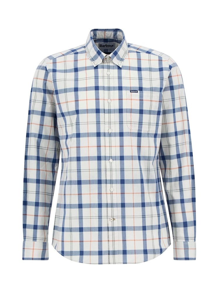 Barbour® Cream Rawley Tailored 100% Cotton Shirt - Image 5 of 5