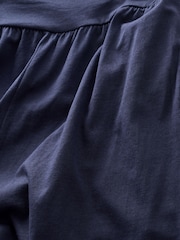 Navy Blue Bandeau Jersey 100% Cotton Jumpsuit - Image 7 of 8