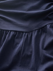 Navy Blue Bandeau Jersey 100% Cotton Jumpsuit - Image 8 of 8