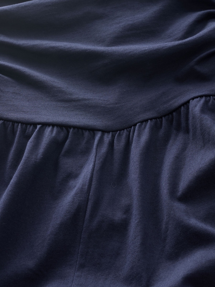Navy Blue Bandeau Jersey 100% Cotton Jumpsuit - Image 8 of 8