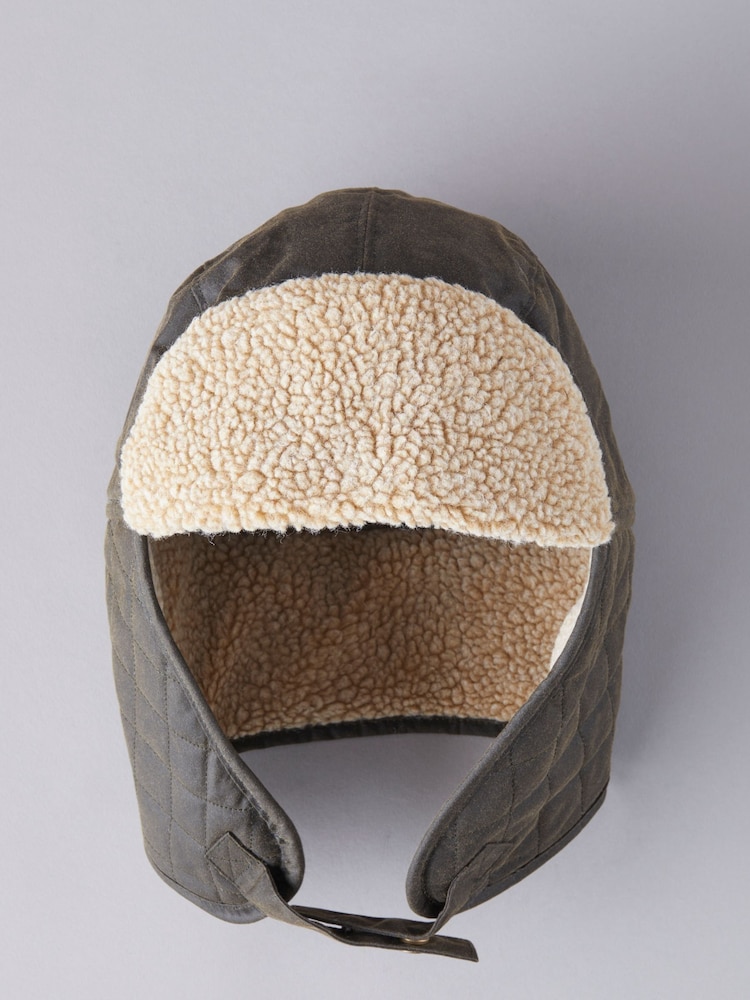 Gorro de cazador de algodón 100 % con diseño guateado y encerado de Lakeland Leather - Imagen 1 de 4