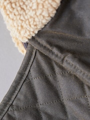 Gorro de cazador de algodón 100 % con diseño guateado y encerado de Lakeland Leather - Imagen 3 de 4