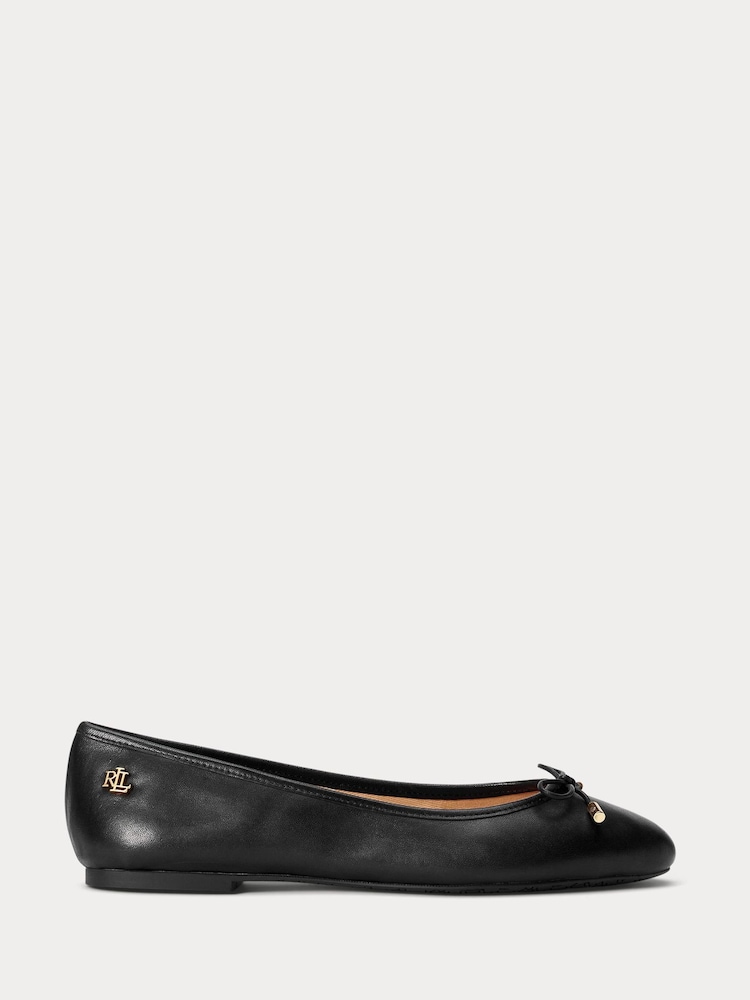 Lauren Ralph Lauren Jayna Soft Nappa Leather Ballet Pumps - Image 2 of 5 Lauren Ralph Lauren Jayna Soft Nappa Leather Ballet Pumps - Image 2 of 5