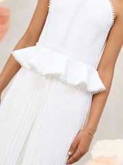 Lipsy Peplum Occasion Jumpsuit (5-16yrs) - صورة 5 من 5