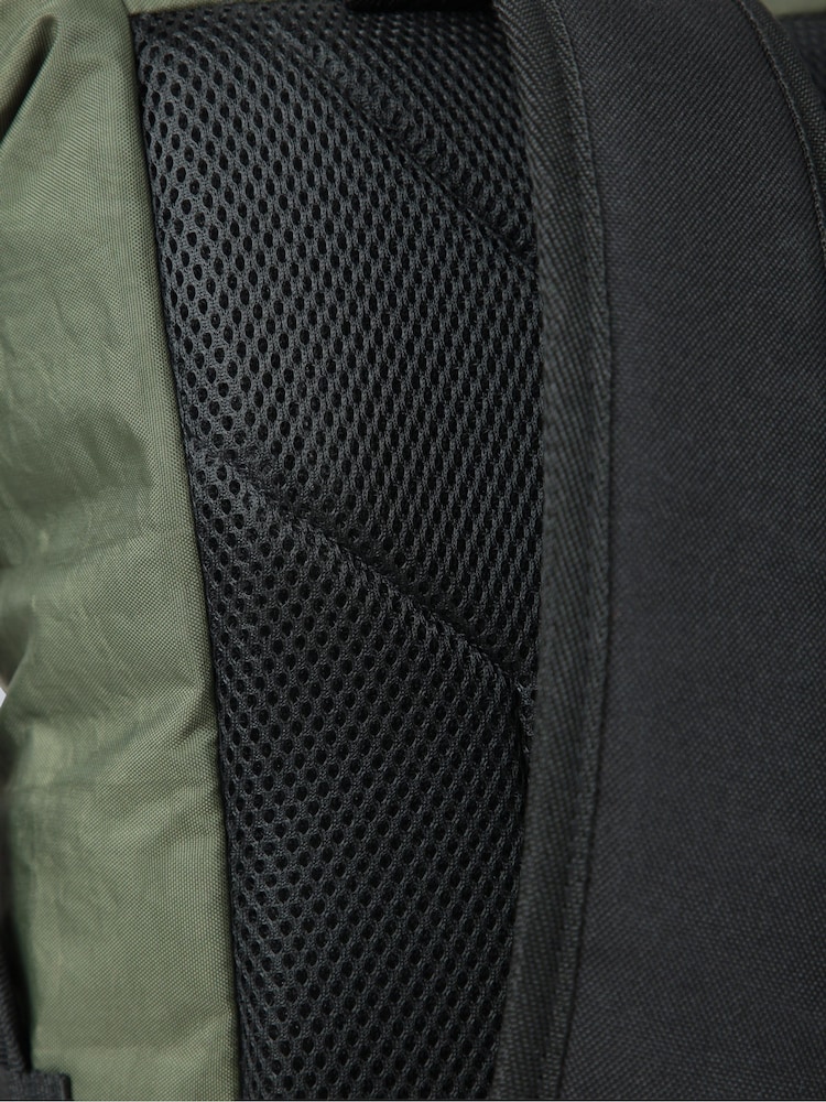 Animal Green Roll Top Backpack 30L - Image 11 of 11 Animal Green Roll Top Backpack 30L - Image 11 of 11