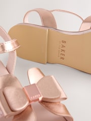 Baker by Ted Baker Girls Bow Sandals - Image 3 of 6