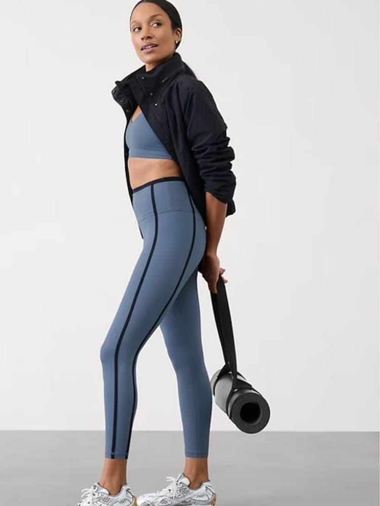 Синий - Athleta Elation Ultra завышенная талия Леггинсы - Изображение 2 из 6