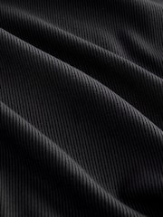 Athleta Black Signature Rib Turtleneck T-Shirt - Image 6 of 6