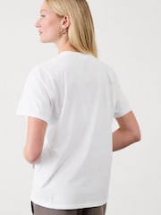 Athleta White Oversized Essential T-Shirt - Image 2 of 2