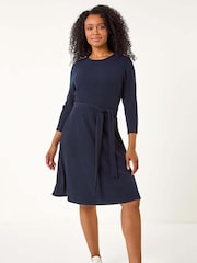Roman Petite Kleid mit gerippter Taillenbindung und Detail - Bild 1 von 5