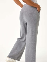 Roman Grey Petite Knitted Trousers - Image 3 of 5