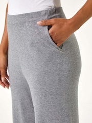 Roman Grey Petite Knitted Trousers - Image 5 of 5