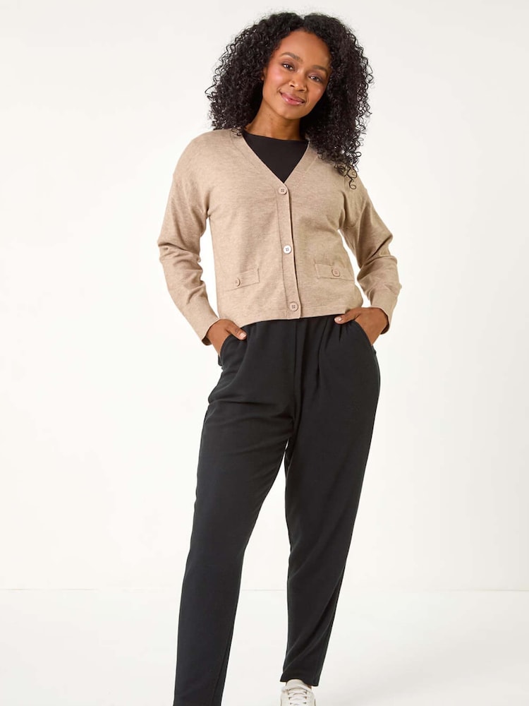Roman Petite Buttoned Knit Cardigan - Imagen 2 de 5 Roman Petite Buttoned Knit Cardigan - Imagen 2 de 5