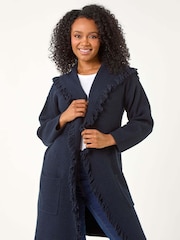 Cardigan Roman Petite Tassle com detalhe de bolso - Imagem 1 de 5