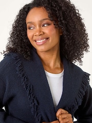 Cardigan Roman Petite Tassle com detalhe de bolso - Imagem 4 de 5