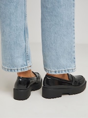 Simply Be Black Chunky Penny Loafers In Extra Wide Fit - Image 2 of 4