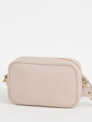 JD Williams Cream Real Leather Camera Bag - Image 2 of 4