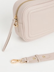 JD Williams Cream Real Leather Camera Bag - Image 4 of 4