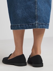 JD Williams Classic Slipper Cut Plain mokasini In Extra širok kroj - Slika 2 iz 4