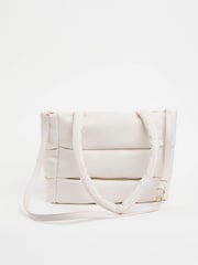 Simply Be Cream Soft Volume PU Tote Bag - Image 2 of 4