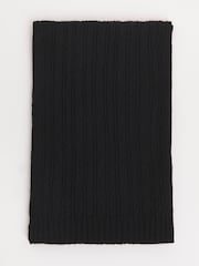 JD Williams Black Cable Knit Hat Gloves Scarf Set - Image 4 of 5