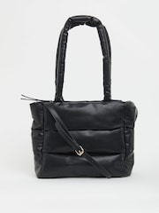 Negru - Simply Be Soft Volume PU Tote Bag - Imaginea 1 din 4