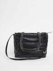Negru - Simply Be Soft Volume PU Tote Bag - Imaginea 3 din 4